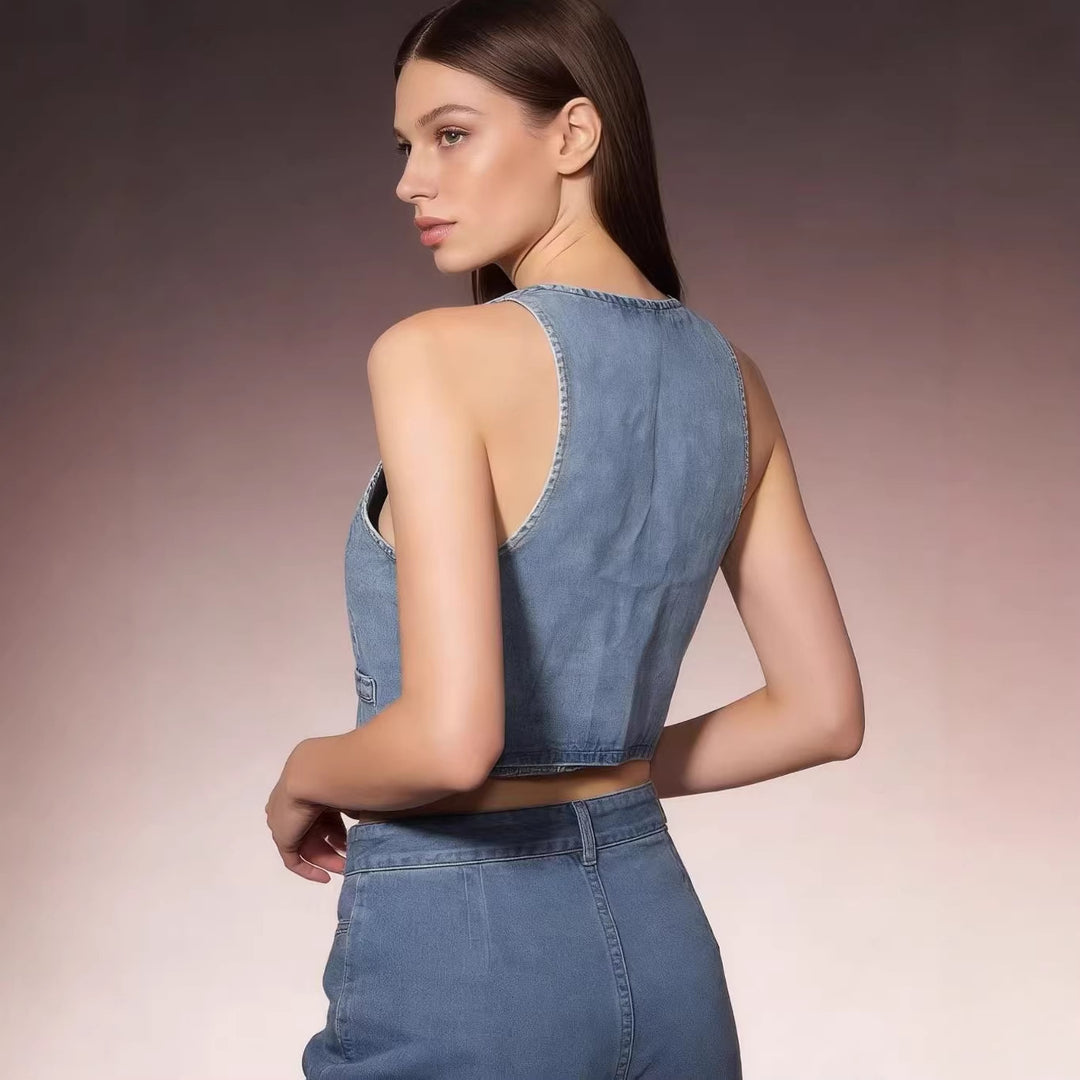 Damen Jeansweste Drune