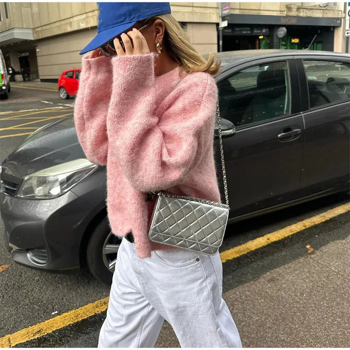 Damen Oversized Pullover Drune