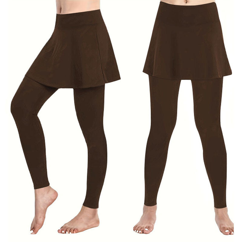 Damen Leggings mit schwingendem Rock Drune