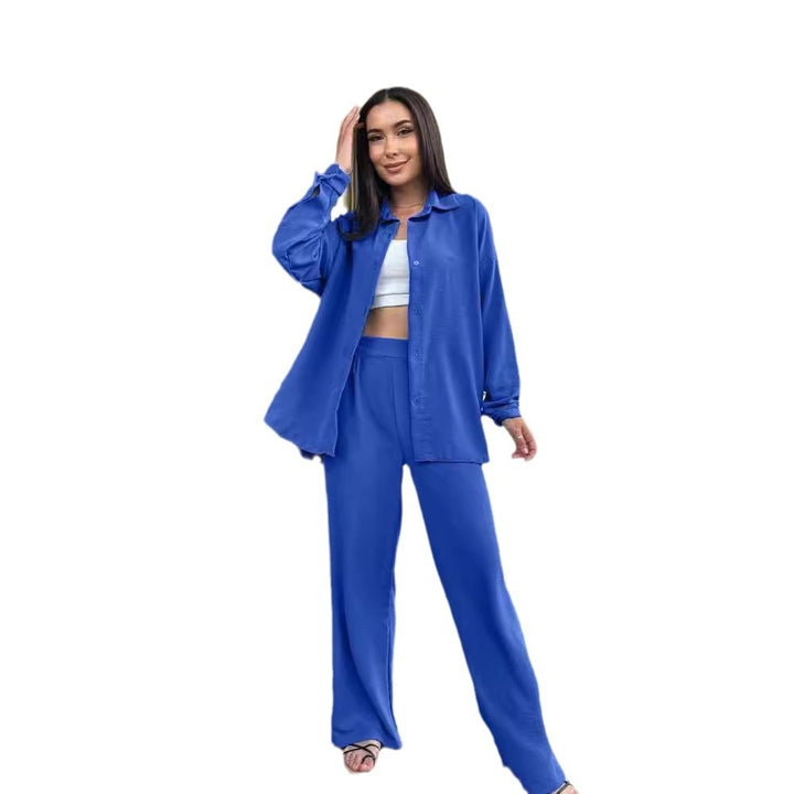 Damen lässiges Zweiteiliges Set aus atmungsaktivem Material Drune