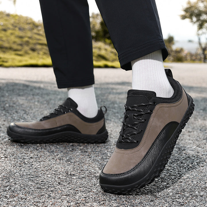 Herren nan robuster Stadttrekkingschuh mit gummierter Stoßkappe und griffiger Multiterrain-Laufsohle Drune