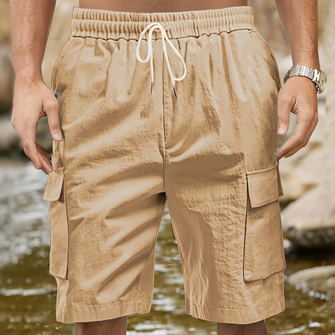 Herren Cargo-Shorts mit praktischen Seitentaschen und elastischem Bund Drune