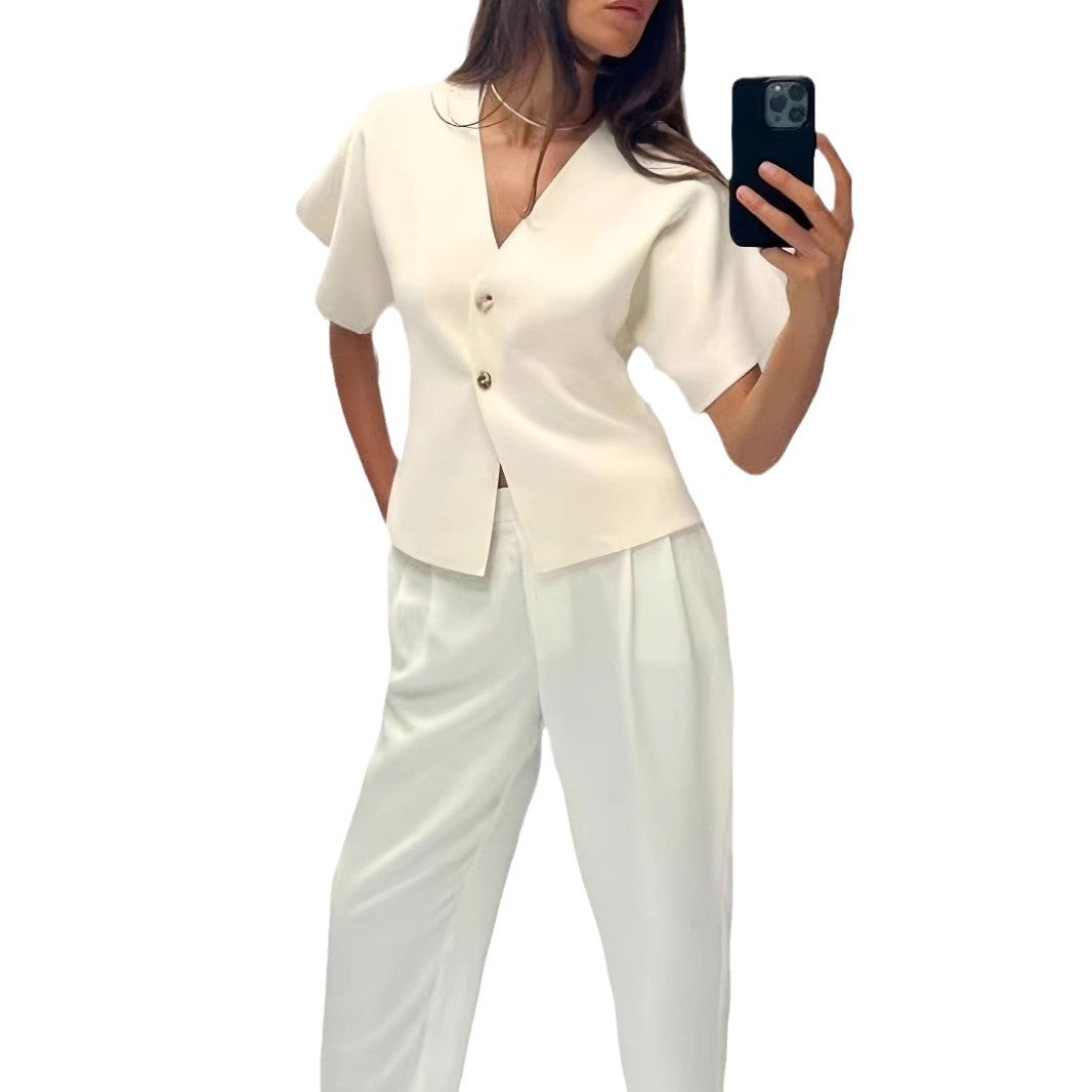 Damen Bluse mit innovativem Schnitt und eleganten Details Drune