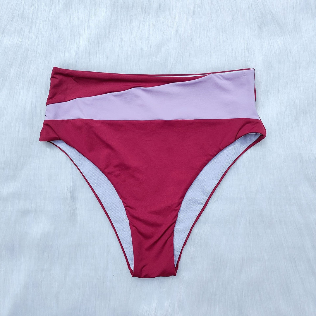 Damen Hochgeschnittenes Bikini-Set mit innovativem Design Drune