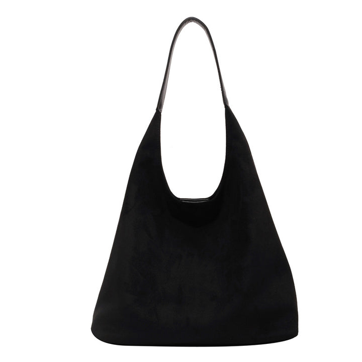 Damen Wildleder Schultertasche Drune