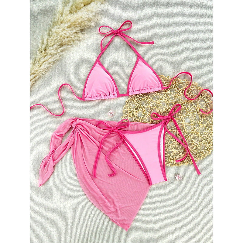 Damen Bikini-Set mit cleverem Wickelrock und verstellbaren Trägern Drune
