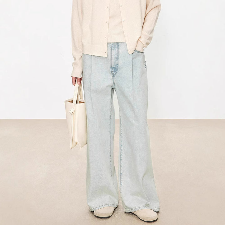 Damen Weit geschnittene Mom-Jeans Drune