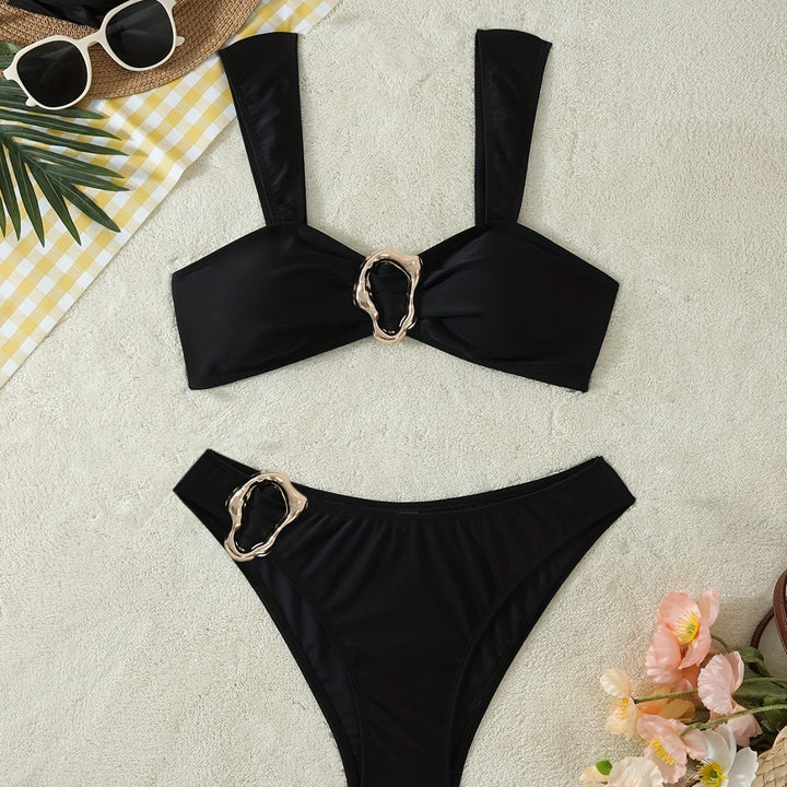 Damen Bikini-Set mit eleganten Gold-Details Drune