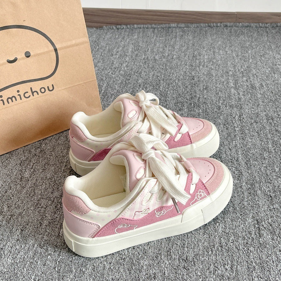 Damen Sneaker mit verspieltem Tierdesign und atmungsaktivem Obermaterial Drune