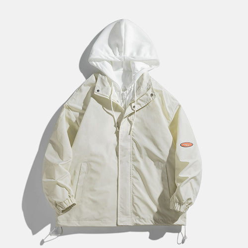 Unisex Übergangsjacke mit Kapuze und atmungsaktivem Innenfutter Drune