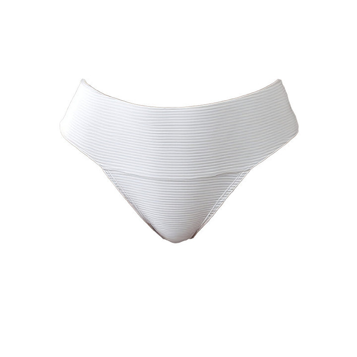 Damen Hoch geschnittene Bikinislip mit breitem Bund Drune