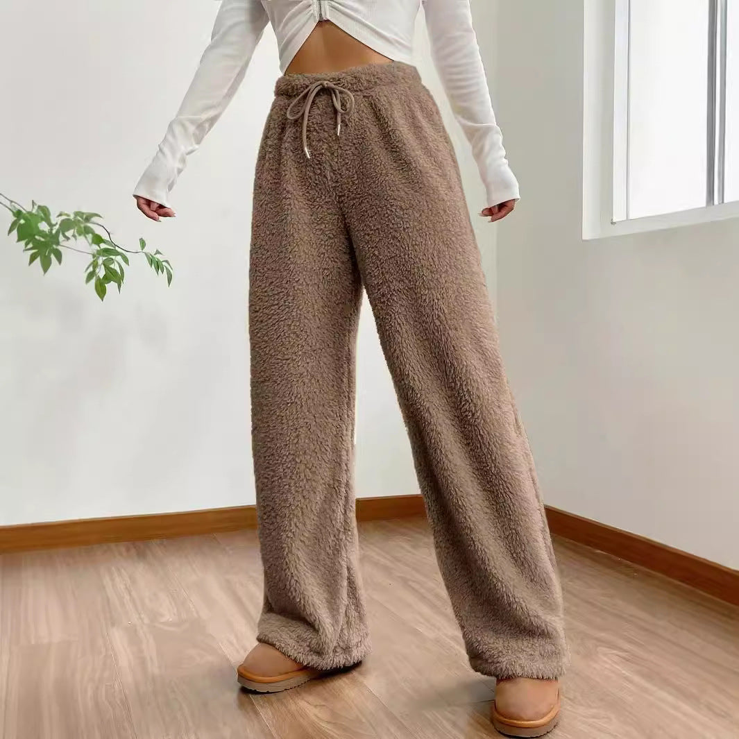 Damen Flauschige Relax-Hose Drune