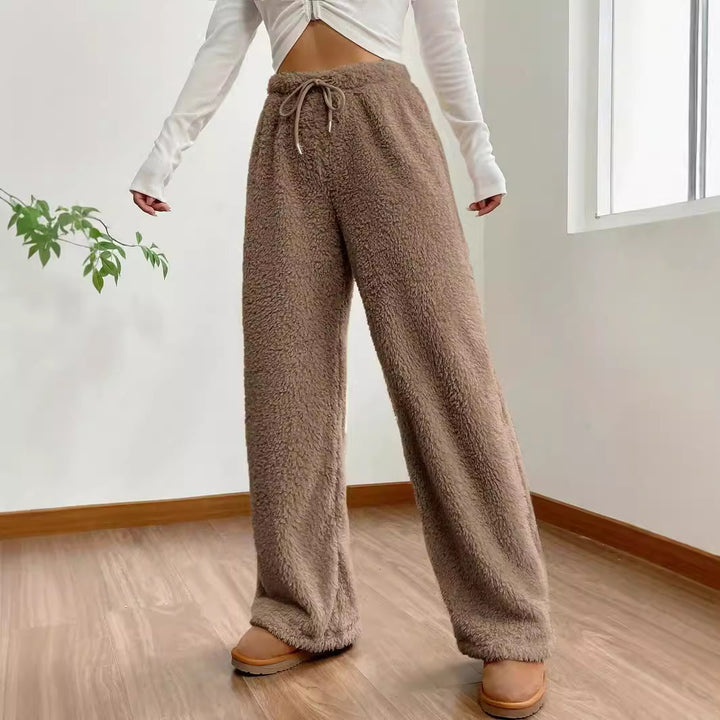 Damen Flauschige Relax-Hose Drune