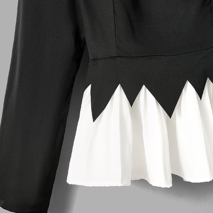 Damen Oberteil mit Rüschendesign und elegantem Schnitt Drune