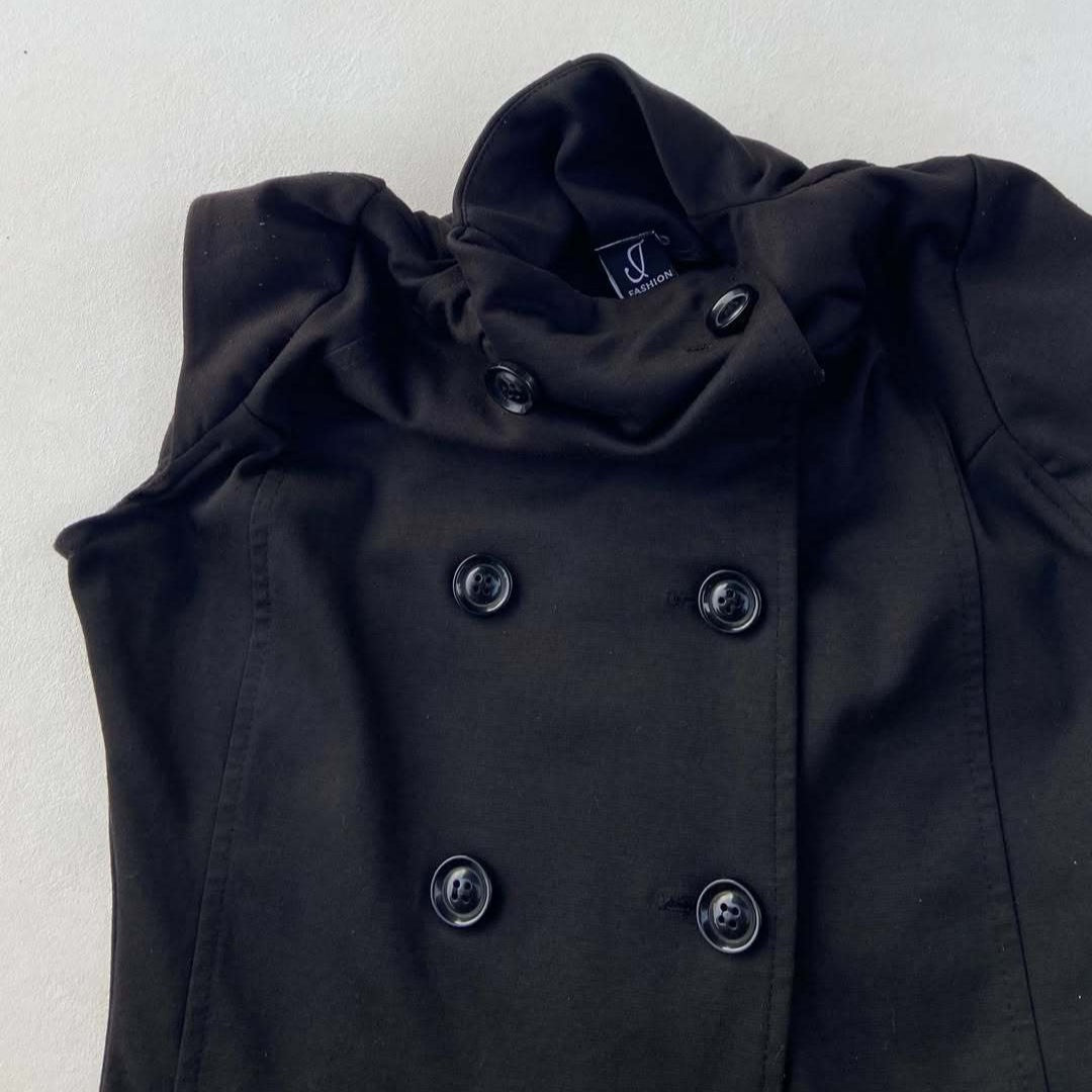 Damen elegantes bodenlanges Oberteil mit Stehkragen Drune