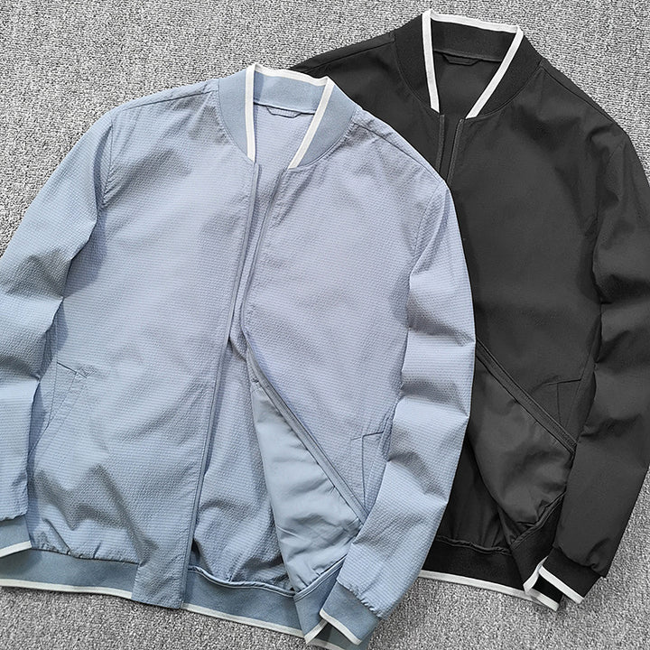 Herren Steppjacke mit Kontrastkragen Drune