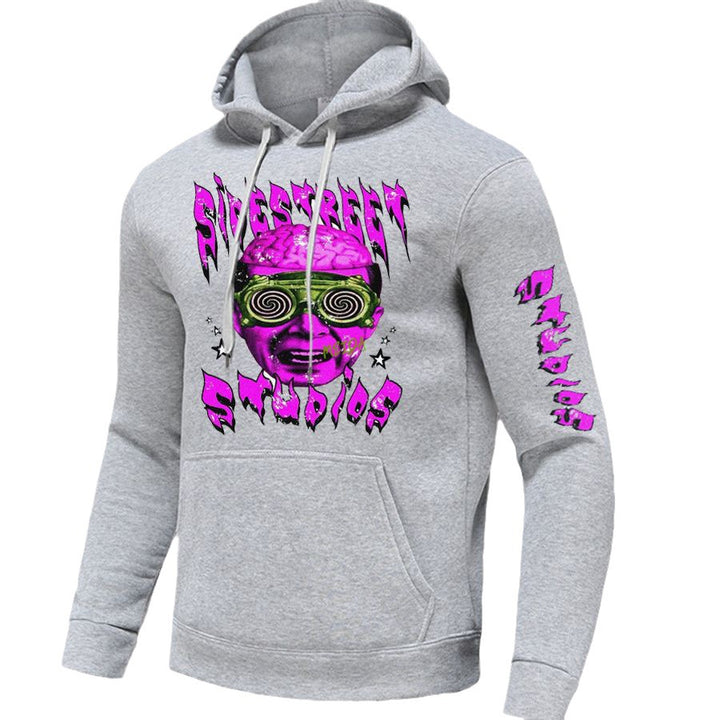 Damen sportlicher Kapuzenpullover mit künstlerischem Grafikdesign Drune