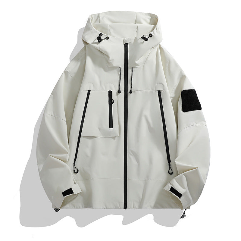 Damen Technische Outdoor-Jacke mit Verstellbarem Kapuzensystem und Multifunktionalen Taschen Drune