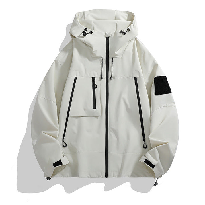 Damen Technische Outdoor-Jacke mit Verstellbarem Kapuzensystem und Multifunktionalen Taschen Drune