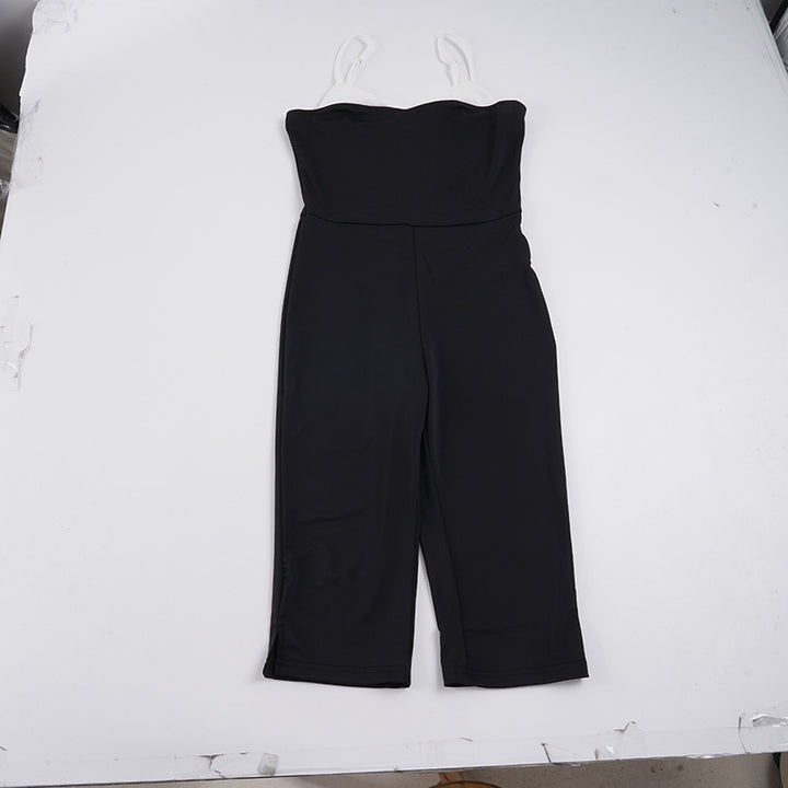 Damen eleganter Overall mit Büstenlage und verstellbaren Trägern Drune