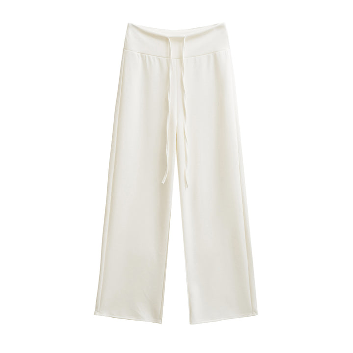 Damen weite Sporthose mit flexiblem Taillenzug Drune
