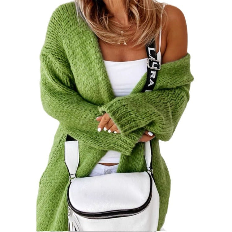 Damen Grobstrickjacke mit oversized Schnitt und gemütlichen Details Drune