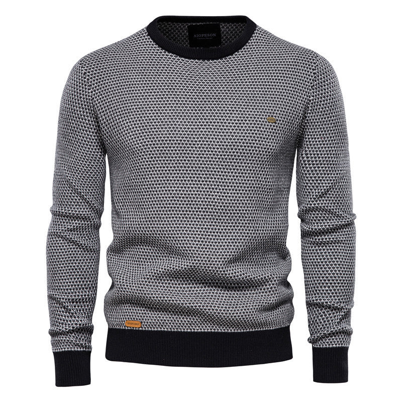 Herren Strickpullover im modernen Wabenmuster mit angenehmem Tragegefühl Drune