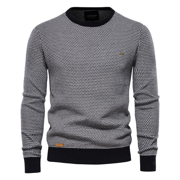 Herren Strickpullover im modernen Wabenmuster mit angenehmem Tragegefühl Drune