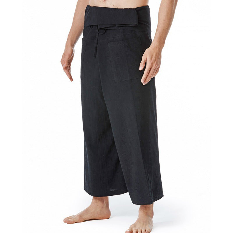 Herren lässige Wickelhosen im modernen Design Drune
