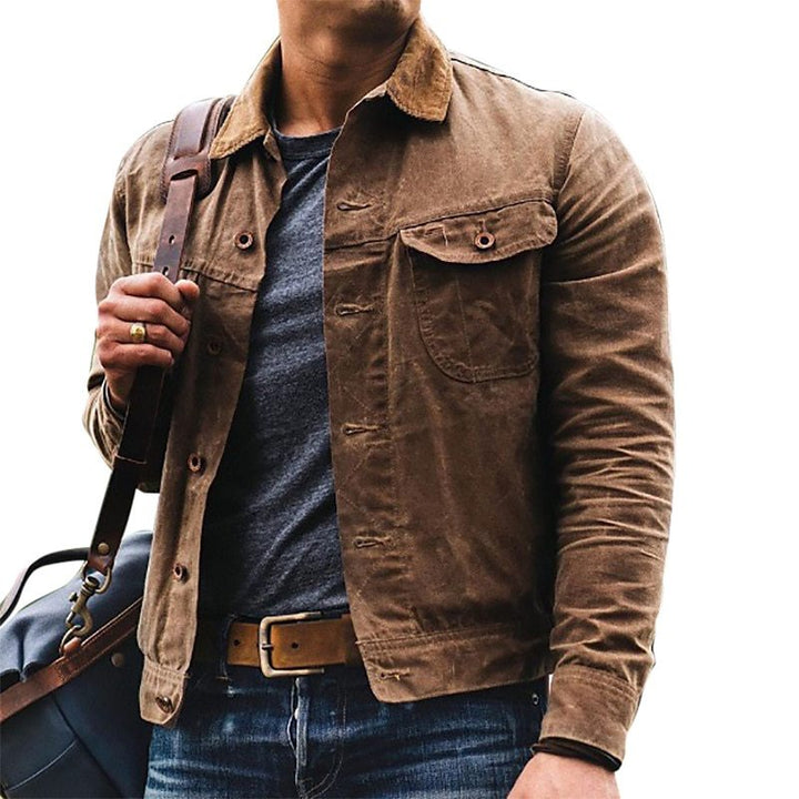 Herren Baumwolljacke mit praktischen Taschen und modernem Schnitt Drune
