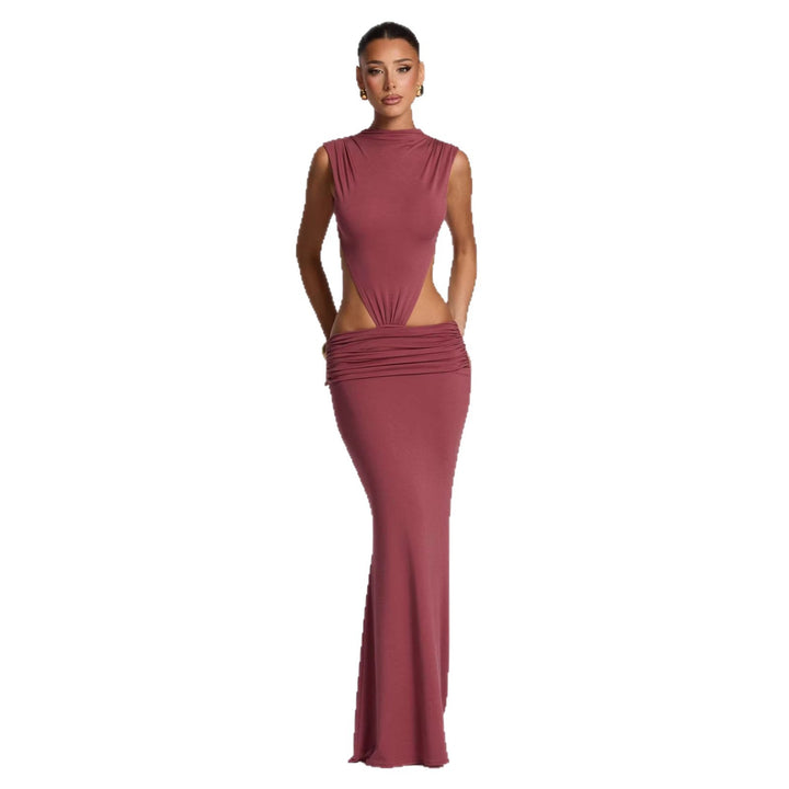 Damen Elegantes Abendkleid mit raffinierten Cut-Out-Details und figurbetontem Schnitt Drune