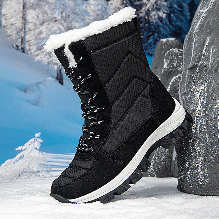 Damen Winterstiefel mit rutschfester Sohle und isolierendem Innenfutter Drune