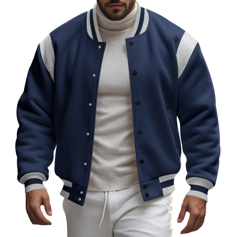 Herren sportliche Collegejacke Drune