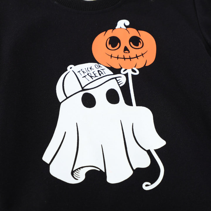 Jungen Kuschelsweatshirt mit gruseligem Halloween-Motiv Drune