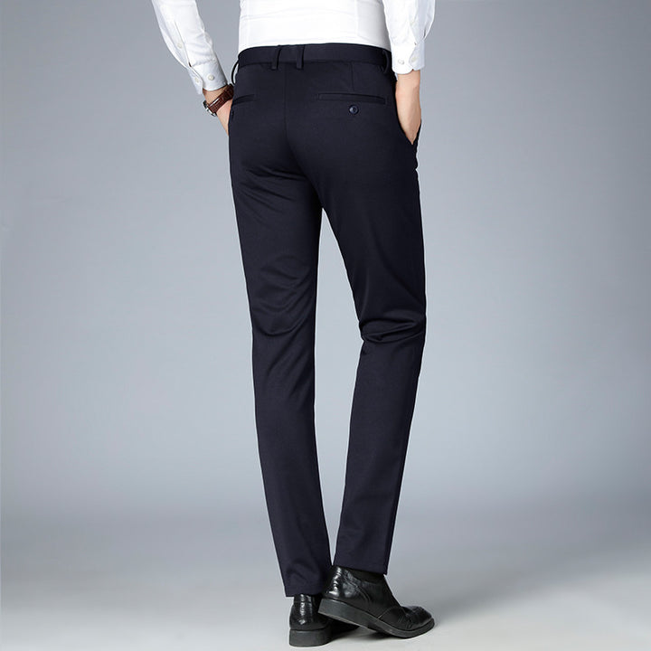 Herren elegante Anzughose mit schmalem Schnitt Drune