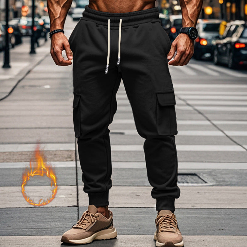 Herren Sportliche Cargo-Jogginghose mit elastischem Bund und praktischen Taschen Drune