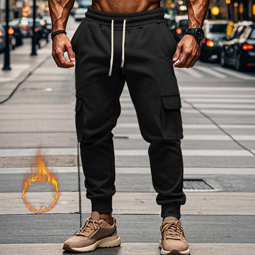 Herren Sportliche Cargo-Jogginghose mit elastischem Bund und praktischen Taschen Drune