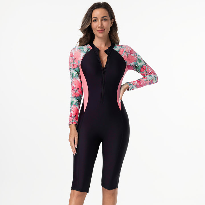 Damen Langarm Surfanzug mit UV-Schutz und stylishem Design Drune