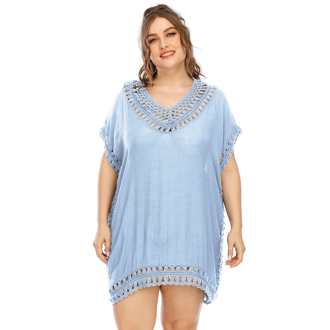 Damen eleganter häkeln Strandüberwurf Drune
