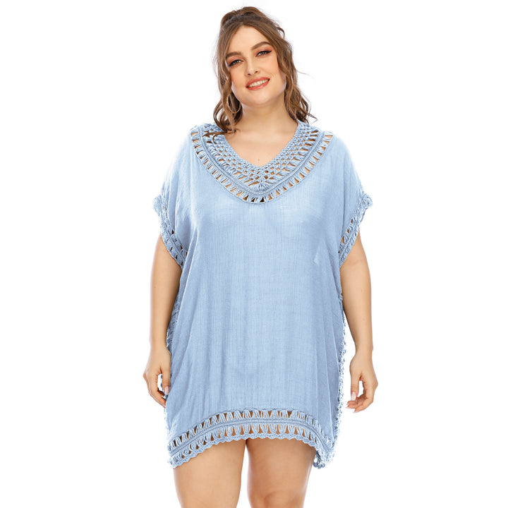 Damen eleganter häkeln Strandüberwurf Drune
