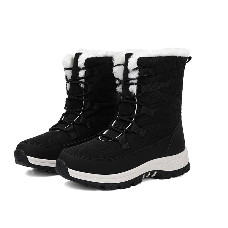 Damen Winterstiefel mit nachhaltiger Isolierung und rutschfester Sohle Drune