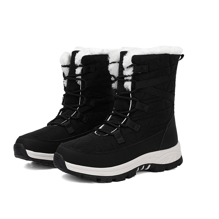 Damen Winterstiefel mit nachhaltiger Isolierung und rutschfester Sohle Drune