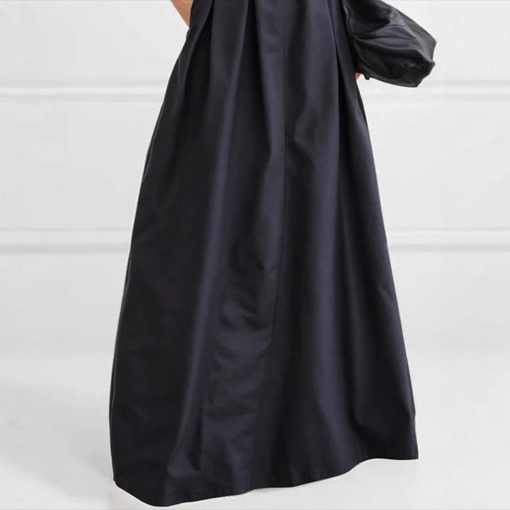 Damen Maxirock mit eleganter Faltenlegung und seitlichen Taschen Drune