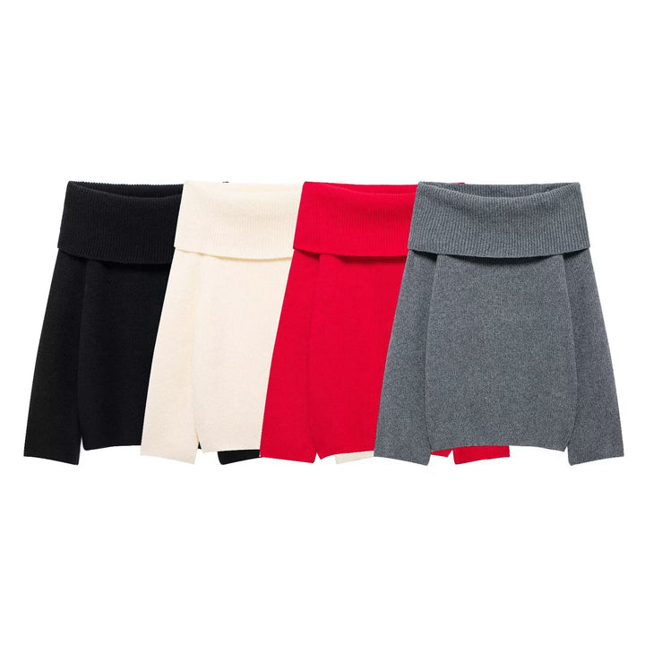 Damen Kuscheliges Strickoberteil Drune