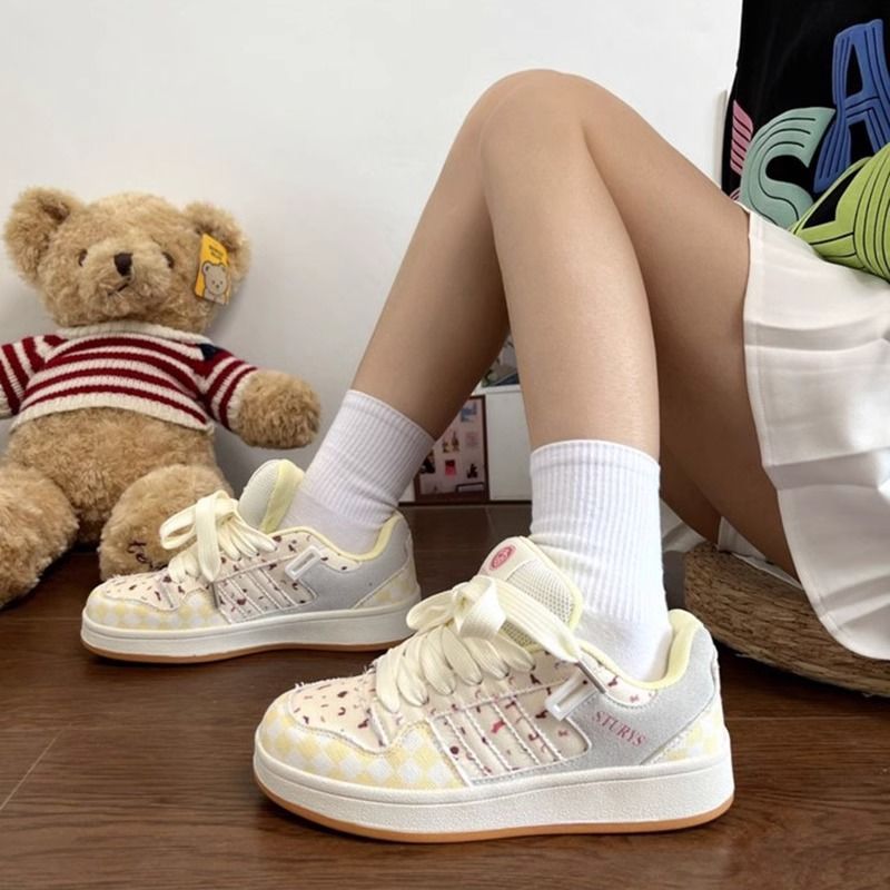 Damen Sportliche Sneakers mit trendigem Denim-Design Drune