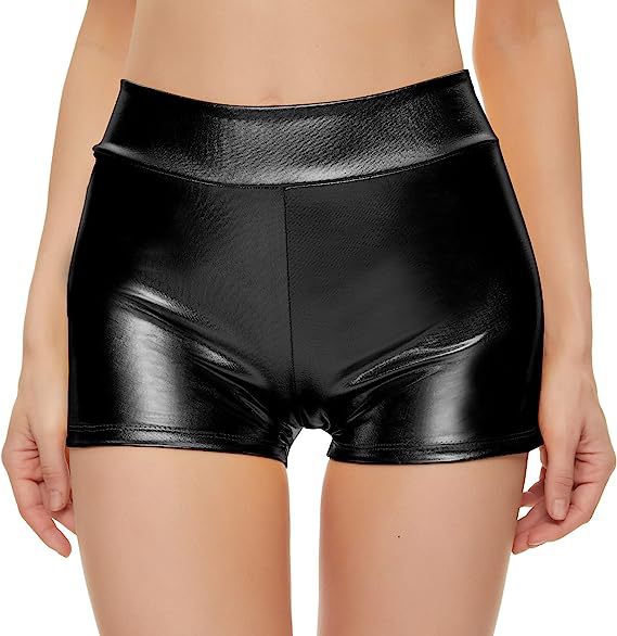 Damen Sportliche Hochbund Shorts Drune