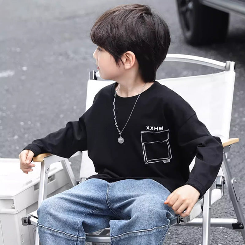 Jungen Langarmshirt mit coolem Grafikdruck Drune