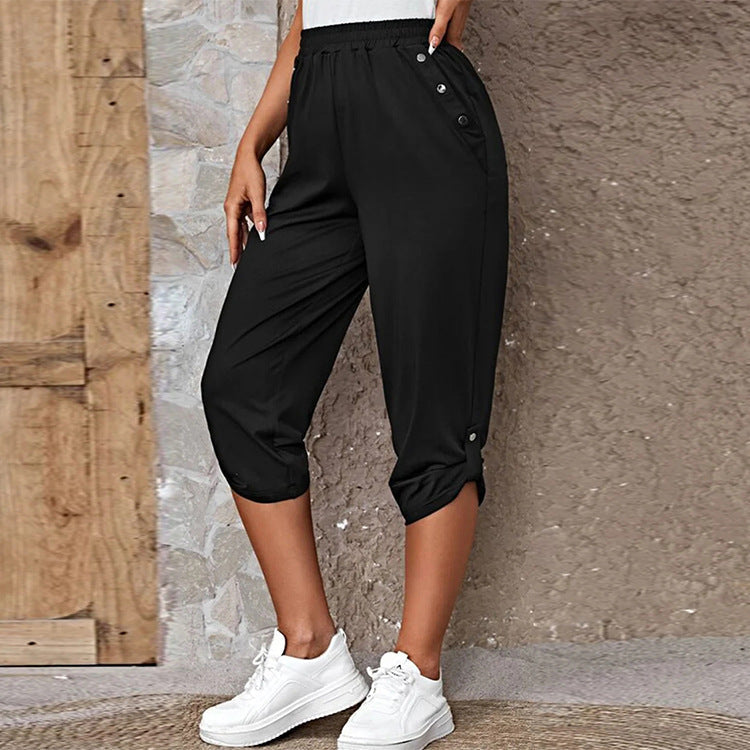 Damen Sportliche Jersey-Hosen Drune