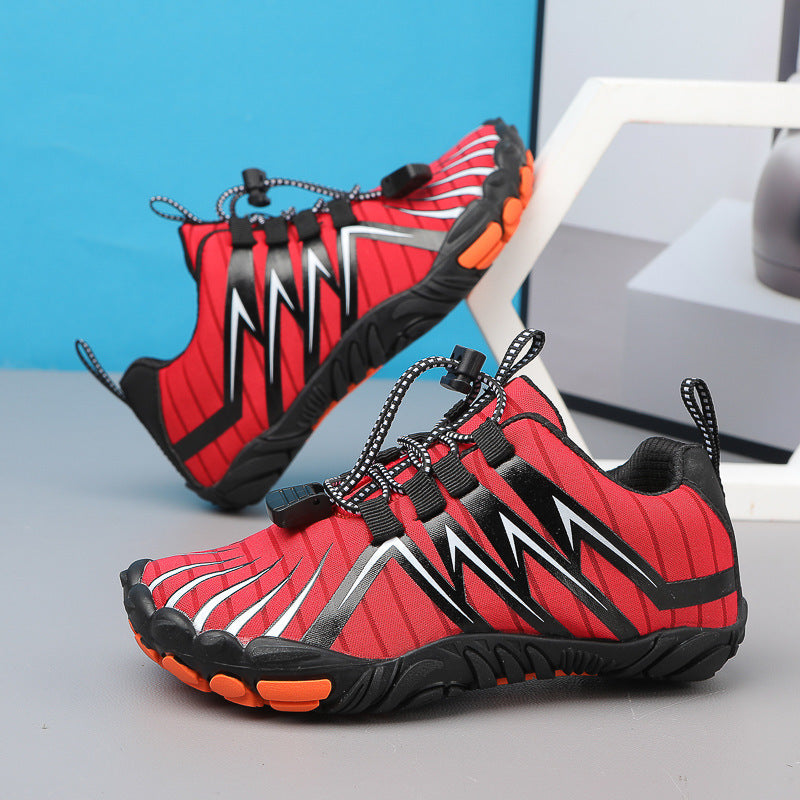 Unisex nan strapazierfähiger Multiaktiv-Wasserschuh mit stoßdämpfender Zehenschutzkappe und Schnellzugverschluss Drune