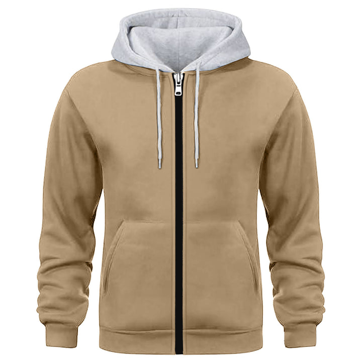 Herren Kapuzenjacke mit doppellagigem Material Drune